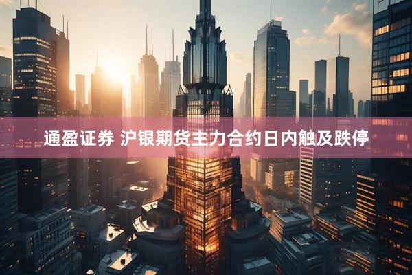 通盈证券 沪银期货主力合约日内触及跌停