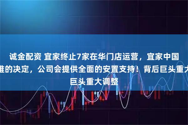 诚金配资 宜家终止7家在华门店运营，宜家中国：艰难的决定，公司会提供全面的安置支持！背后巨头重大调整