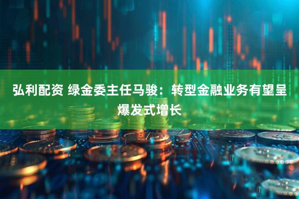 弘利配资 绿金委主任马骏：转型金融业务有望呈爆发式增长